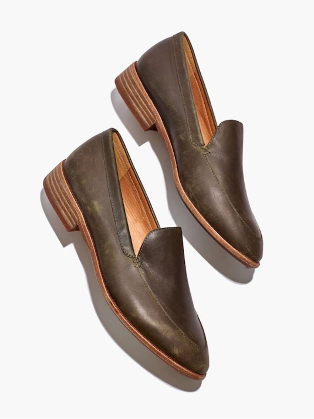 Madewell The Frances Loafer 7.5 Olive